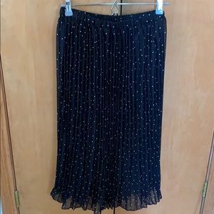 Rachel Zoe Dot Pleated Skirt